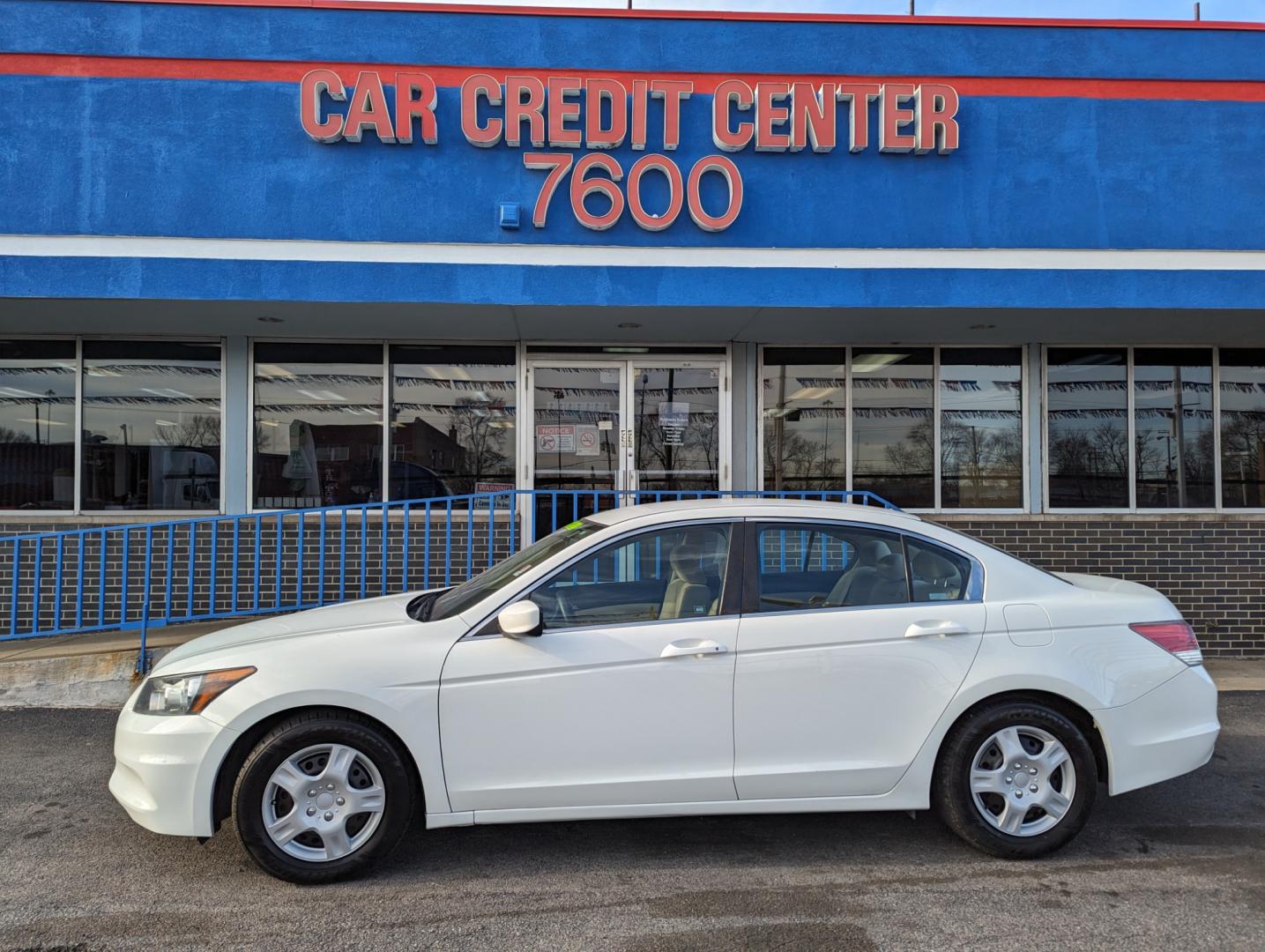 2012 WHITE Honda Accord LX Sedan AT (1HGCP2F33CA) with an 2.4L L4 DOHC 16V engine, 5-Speed Automatic transmission, located at 7600 S Western Ave., Chicago, IL, 60620, (773) 918-3980, 0.000000, 0.000000 - Photo#0